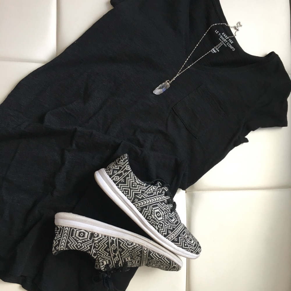 Black tee shirt dress